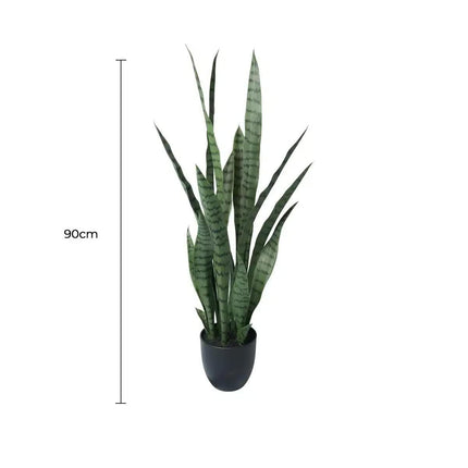 Artificial Snake Plant Sansevieria UV Resistant 90cm.