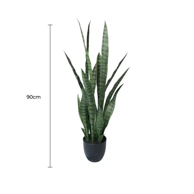 Artificial Snake Plant Sansevieria UV Resistant 90cm.