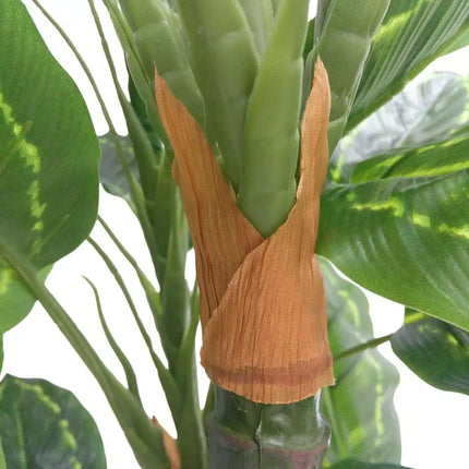 Premium Artificial Cordyline Fructicosa Green / Ti Plant 90cm.