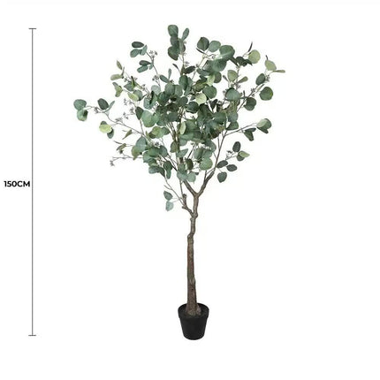 Artificial Eucalyptus Tree (Red Box Eucalyptus Polyanthemos) 150cm.