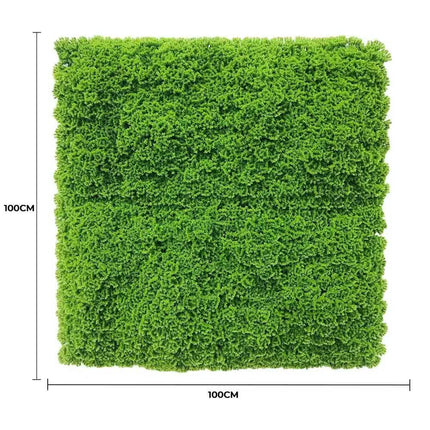 Fresh Natural Green Artificial Moss / Green Wall UV Resistant 1m x 1m.