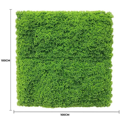 Fresh Natural Green Artificial Moss / Green Wall UV Resistant 1m x 1m.