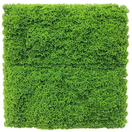 Fresh Natural Green Artificial Moss / Green Wall UV Resistant Sample.