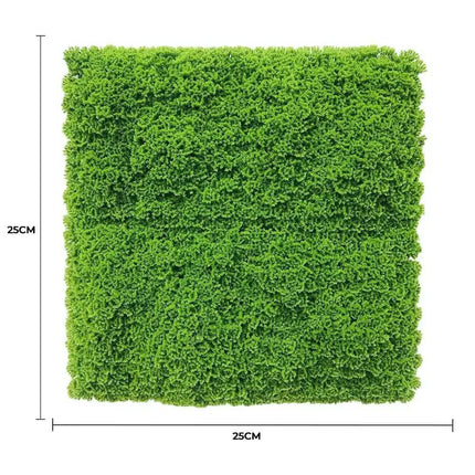Fresh Natural Green Artificial Moss / Green Wall UV Resistant Sample.