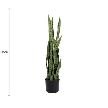 Artificial Snake Plant Sansevieria UV Resistant 85cm.