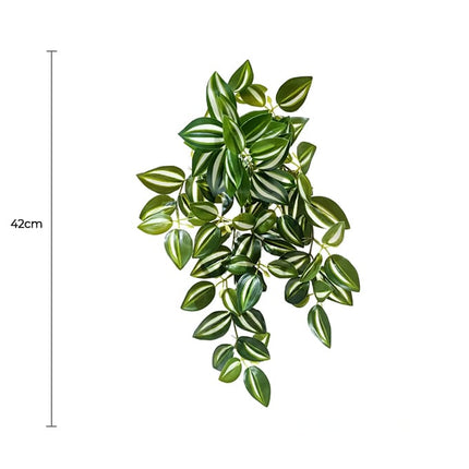 Artificial Hanging / Draping Tradescantia Zebrina 42cm.