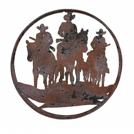 Wild West Metal Wall Art 60cm.