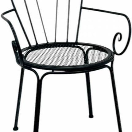 Set 2 Outdoor Vintage Chair w Arms 88cm.
