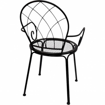 Set 2 Outdoor Modern Chair w Arms 90cm.
