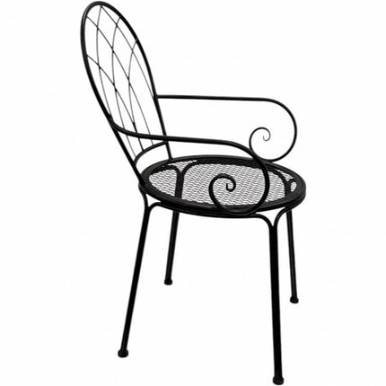 Set 2 Outdoor Modern Chair w Arms 90cm.