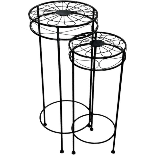 Set 2 Tracey Plant Stand 30x70cm.