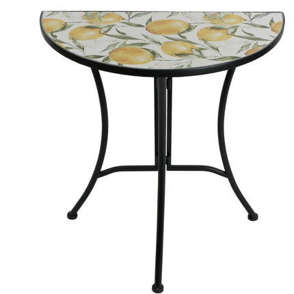 Lemonade Half Round Table 60cm.
