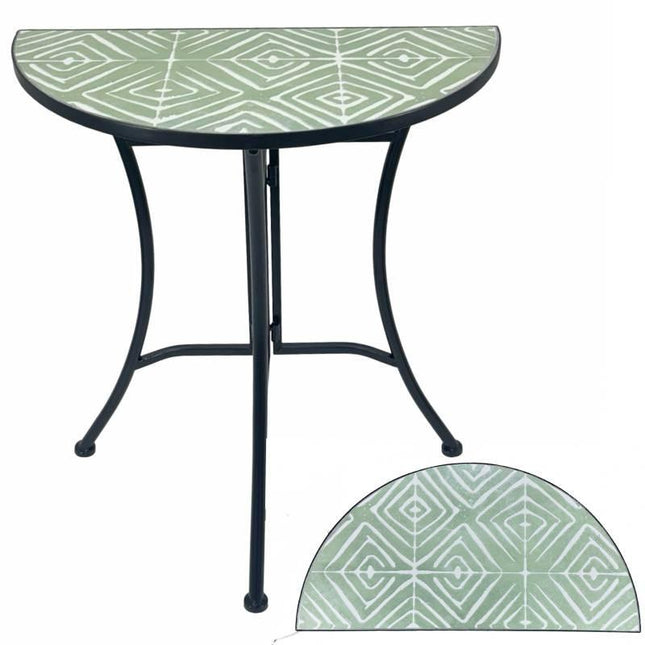 Modern Life Half Round Table 60cm.