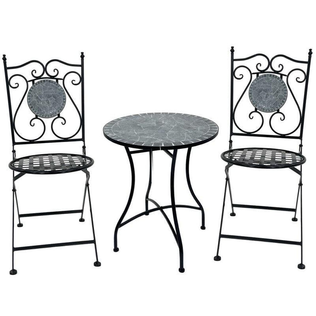 Grigio 3pc Settings Table Chairs.
