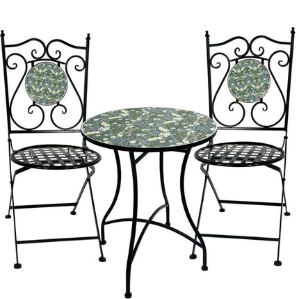 Uccello 3pc Settings Table Chairs.