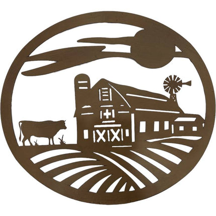 Barnyard Metal Wall Art 49x45cm.
