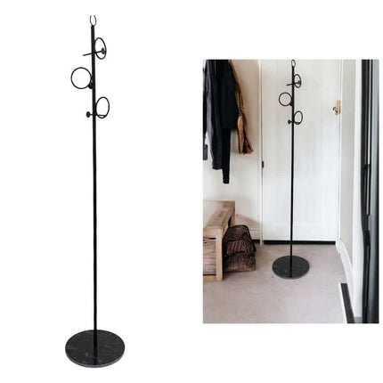 Main Coat Stand W Marble Base 28x170cm.