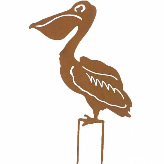 Pelican Metal Garden Stake 51cm.