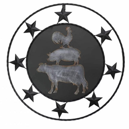 Animal Star Wall Art 61x61cm.