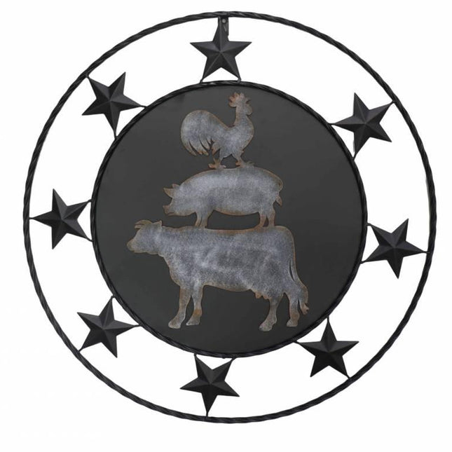 Animal Star Wall Art 61x61cm.