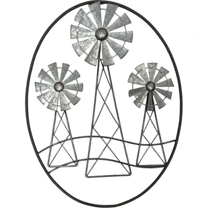 Windmill Trio Wall Art 46x61cm.