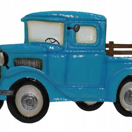 Blue Truck Metal Wall Art 70x40cm.
