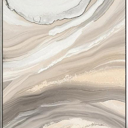 Sandstorm Abstract Artwork Framed 120cm.