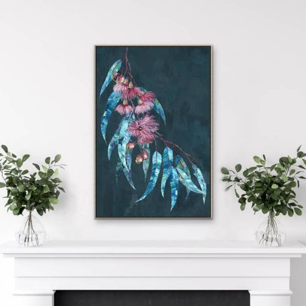 Gordon Gum Leaf Framed Canvas 90cm.