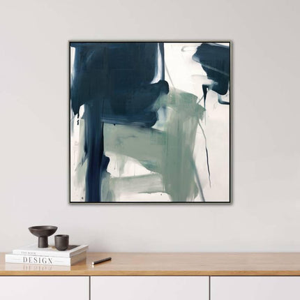 Vlad Abstract Framed Canvas 80cm.