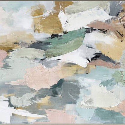 Serenity Artwork Framed Wall Art 120x80cm.