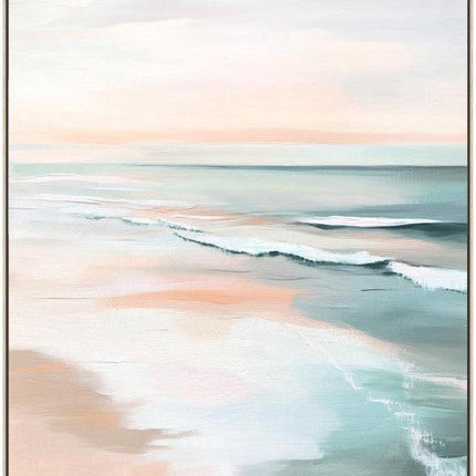 Coastal Reverie Framed Artwork 120cm.