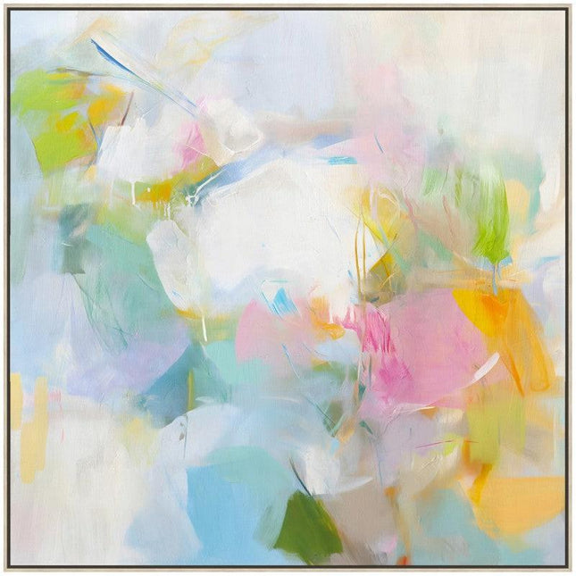Bright As A Butto Framed Artwork 80cm.