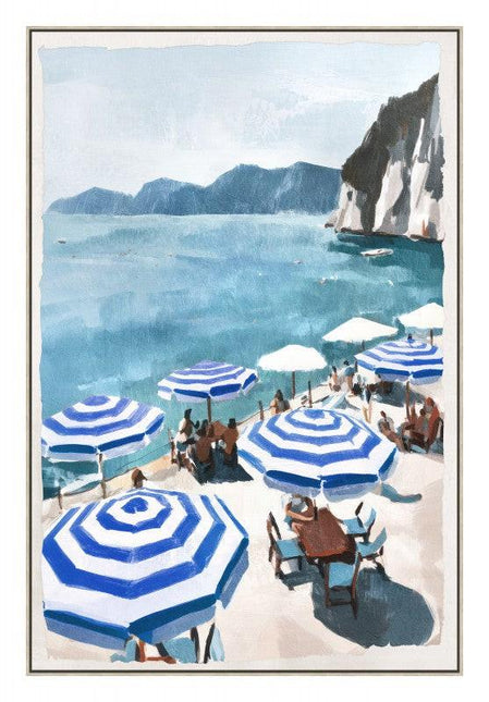 Holiday Sun Loung Framed Artwork B 120cm.