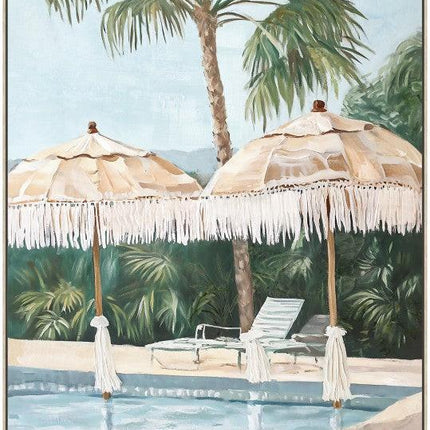 Summer Fun Framed Artwork 120cm.