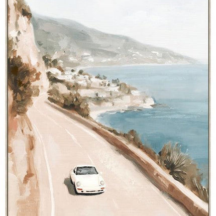 French Riveria Framed Artwork 120cm.