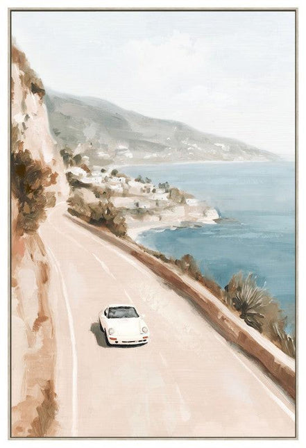 French Riveria Framed Artwork 120cm.