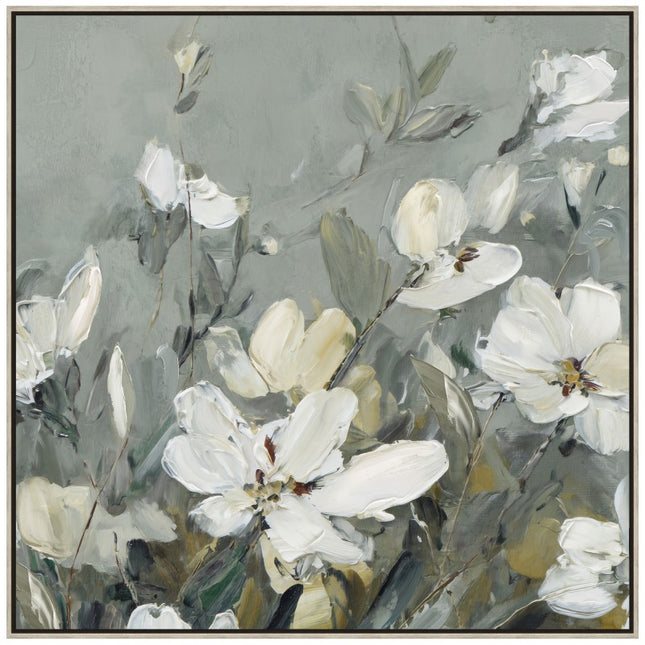 Summer Flowers Framed Artwork 80cm.