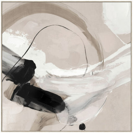 Neutral Tones Framed Artwork 80cm.