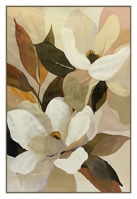 Magnolia Lumina Framed Artwork 120cm.
