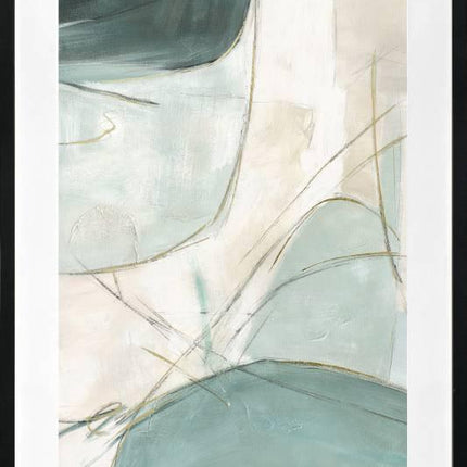 Billow Artwork Framed W Glass Front 80x120cm.