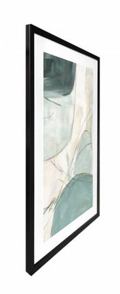 Billow Artwork Framed W Glass Front 80x120cm.