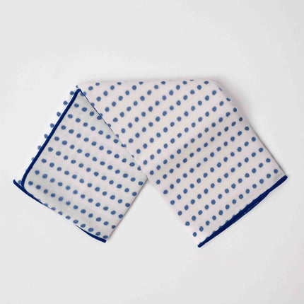 Face Towel Dot Blue.