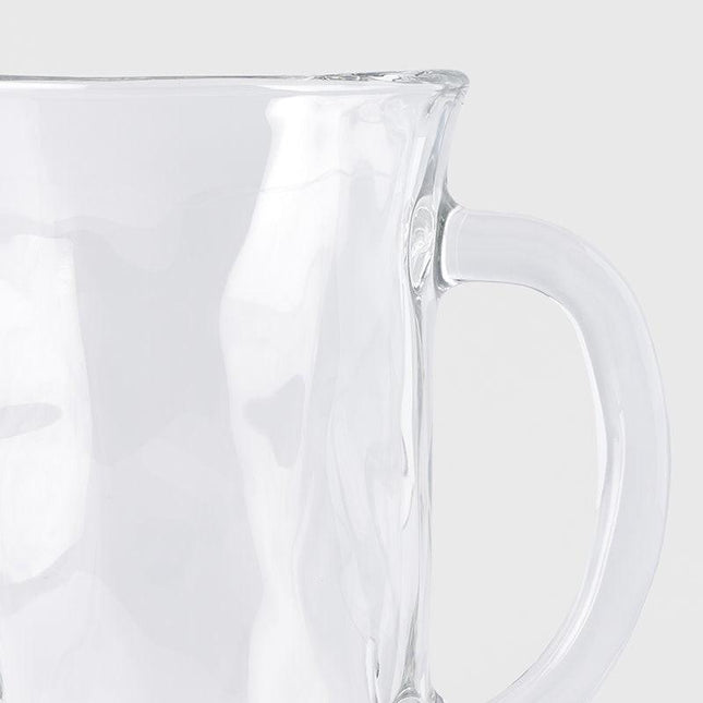 Glass Mug 300ml Free Form.