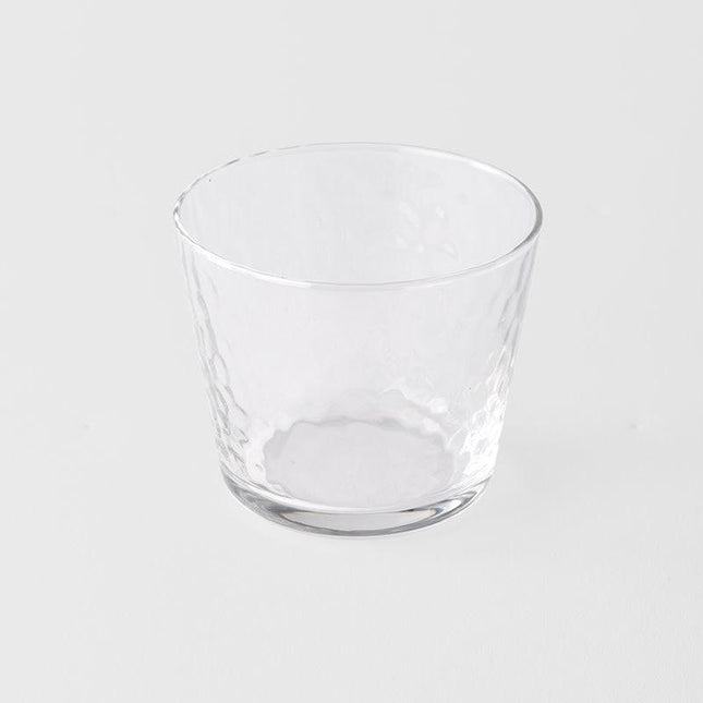 Glass Mini Tumbler Dimpled 220ml.