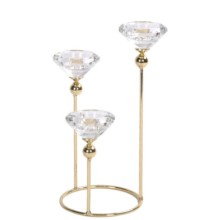Diamond Shape Tealight Candle Holder 25cm.