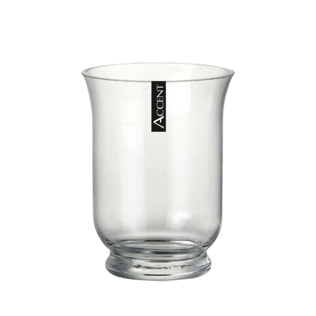 bulk 12 Hurricane Glass Vase 13x20cm.