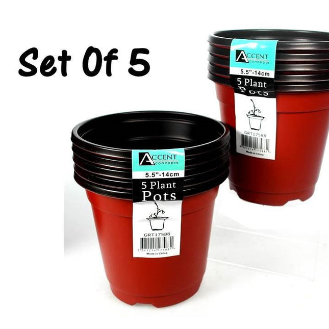 bulk 120 Xsmall Garden Planter Pots 15cm.