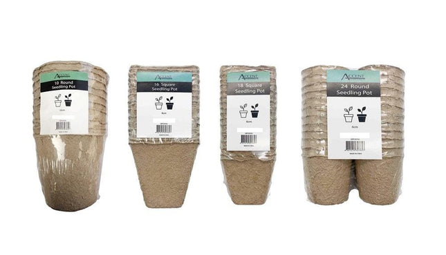 bulk 408 Paper Seedling Pot 4 Assort.