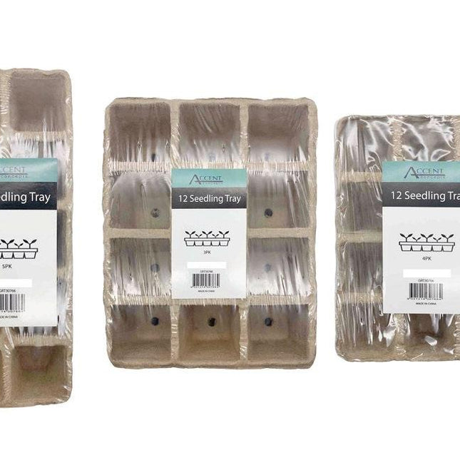 bulk 288 Paper Seedling Tray Compartments Assort.