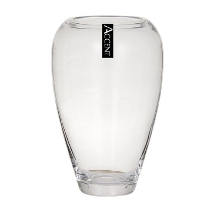 bulk 4 Roselle Glass Vase Flower 24cm.